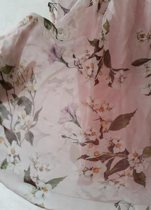 Блуза у квіточки італія3 фото