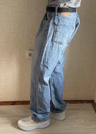 Широкі джинси levis 501 baggy голубі штаны левайсы широкие vntg 38×344 фото