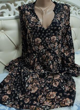Шикарне плаття в квіти2 фото