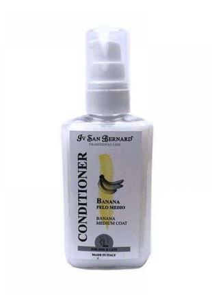 Iv san bernard traditional шампунь для собак і котів банан для порід із середньою довжиною шерсті 100 мл