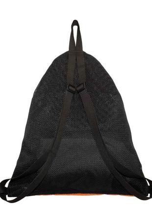 Рюкзак-мішок surikat mesh колір: чорний з помаранчевим2 фото