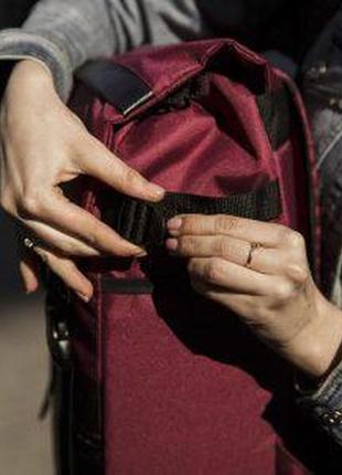 Рюкзак міський модель: persona колір: бордо3 фото