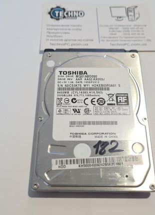 Не робочий жорсткий диск на запчастини 500 gb toshiba mq01abd0...