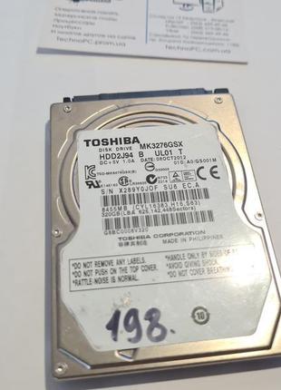 Не робочий жорсткий диск на запчастини 320 gb toshiba mk3276gs...