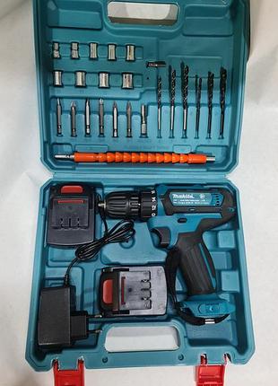 Шуруповерт 24 v з набором інструментів makita №1383
