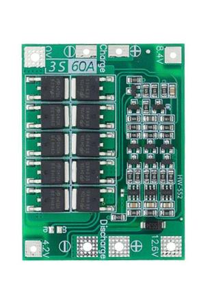 Захисна бмс плата акумулятора 3s 60a diymore no1655