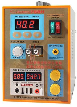 Апарат точкового зварювання sunkko 788h + usb no1140