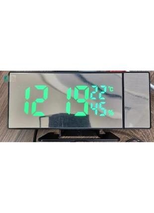 Годинник із проектором, датчиком температури, вологості та буд...2 фото
