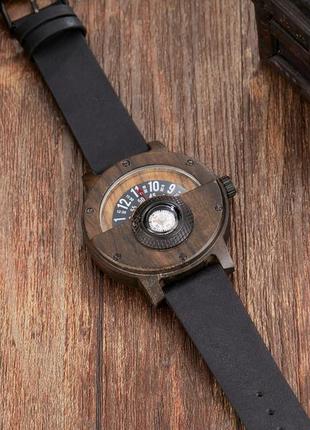 Вінтажний наручний годинник корпус дерево gorben no00426 фото