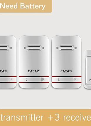 Бездротовий дзвінок 3 + 1 cacazi №541