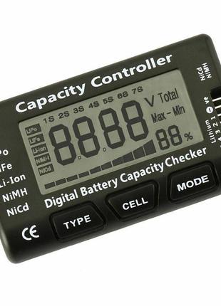 Цифровий тестер перевірки напруги та ємності акумуляторів anen...