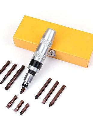 Ударна викрутка 12 предметів binoax №1050