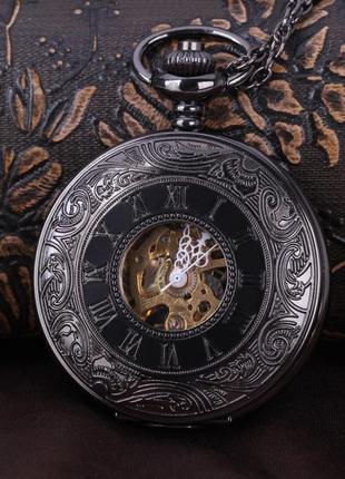 Механічні кишенькові годинники baxta ks №00362 фото