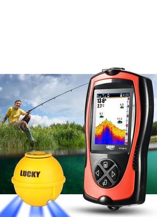 Безпровідний ехолот lucky ff1108-1cwla з підсвічуванням №437