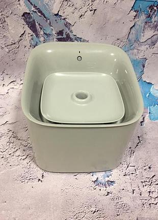 Автоматический питьевой фонтанчик для собак и кошек "умный питомец" elite 20*19*18см серый