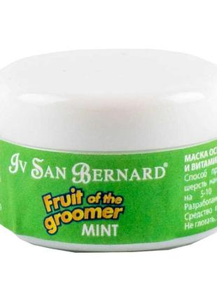 Iv san bernard fruit of the groomer маска для собак и котов мята освежающая, с витамином b6 20мл