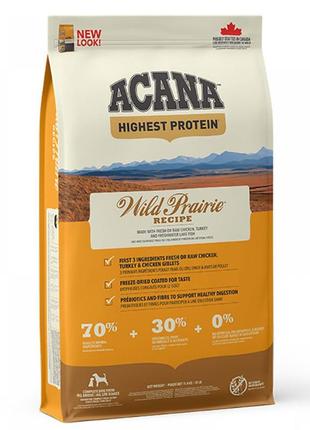 Сухой корм для собак acana wild prairie recipe цыпленок, индейка и рыба 2,0кг