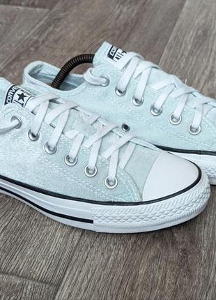 Оригинальные бархатные кеды converse chuck taylor all star