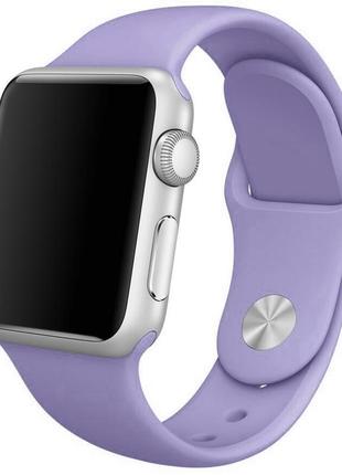 Ремінець silicone band apple watch 42 / 44 mm s / m lavender