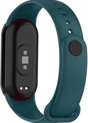 Ремінець силіконовий anchor xiaomi mi band 8 no 08 dark green