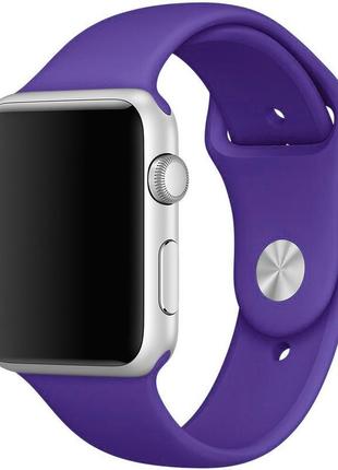 Ремінець silicone band apple watch 38 / 40 mm s / m violet1 фото