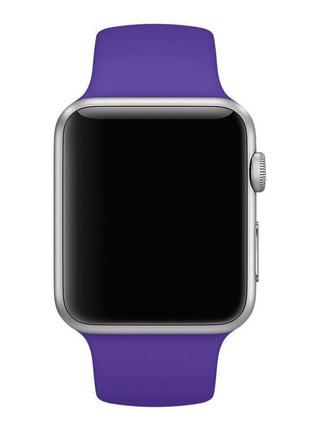 Ремінець silicone band apple watch 38 / 40 mm s / m violet3 фото