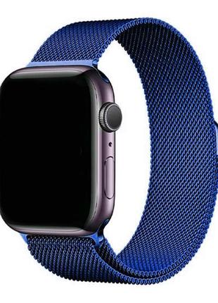 Ремешок milanese loop strap apple watch 38 / 40 mm blue