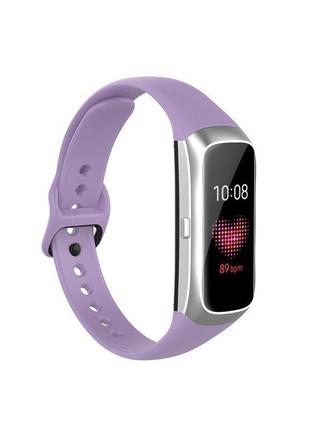 Ремешок original silicone strap для samsung galaxy fit r370 lilac2 фото