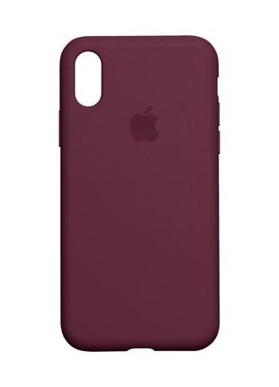 Чохол original full size для apple iphone xs maroon