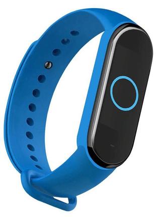 Ремешок colored strap для xiaomi mi band 5 / 6 cornflower