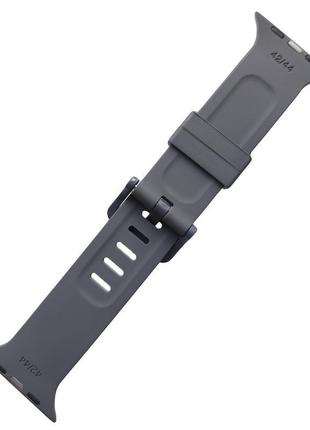 Ремешок sport band apple watch 42 / 44 mm dark grey2 фото