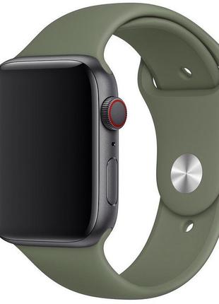 Ремінець silicone band apple watch 42 / 44 mm s / m khaki