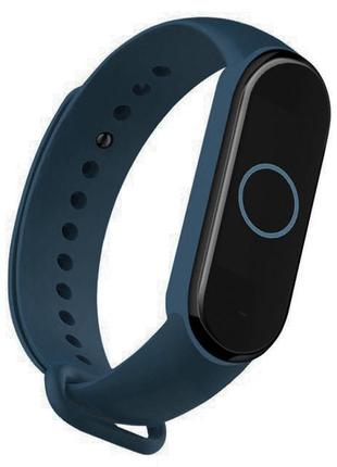 Ремешок colored strap для xiaomi mi band 5 / 6 blue cobalt