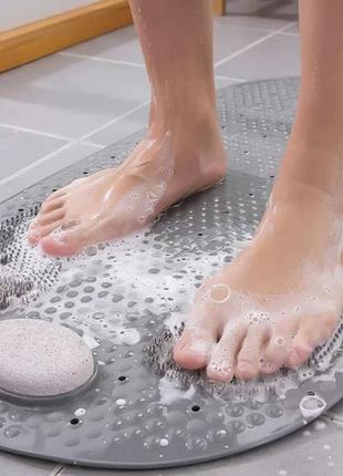 Нековзний килимок з шліфувальним каменем для ванної кімнати bathroom mat