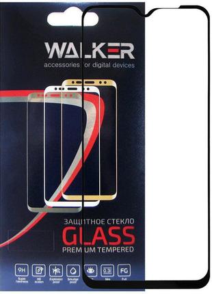 Защитное стекло walker 3d full glue xiaomi redmi 9a / 9c black