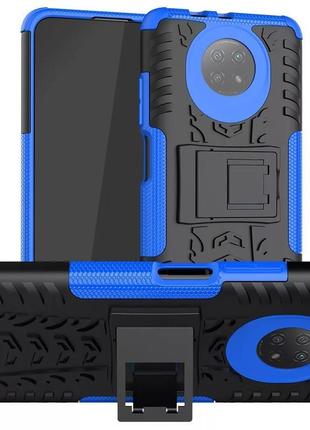 Чехол armor case xiaomi redmi note 9 5g / note 9t 5g blue