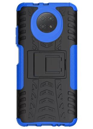 Чехол armor case xiaomi redmi note 9 5g / note 9t 5g blue4 фото