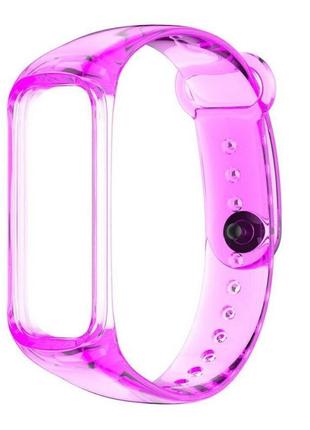 Ремінець neon silicone strap samsung galaxy fit2 sm-r220 rose