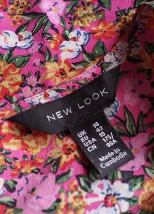 Блуза летняя в цветы new look 14/425 фото