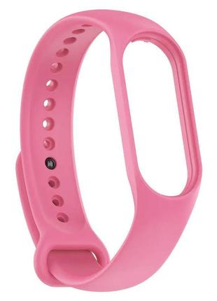 Ремешок silicone sport band xiaomi mi band 5 / 6 / 7 barbie pink