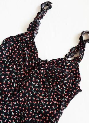 Сарафан сукня в квітковий принт pull&bear7 фото