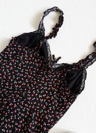 Сарафан сукня в квітковий принт pull&bear6 фото