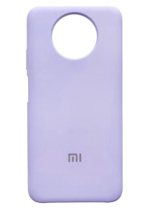 Чехол silicone case xiaomi redmi note 9t elegant purple