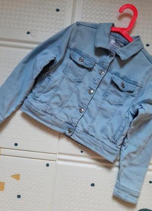 Джинсовая куртка джинсовка denim co 9-10 лет2 фото