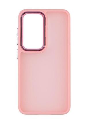 Чехол бампер space ii matte samsung galaxy s23+ pink