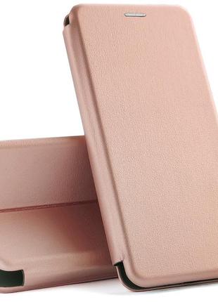 Чехол-книжка premium wallet poco c40 rose gold