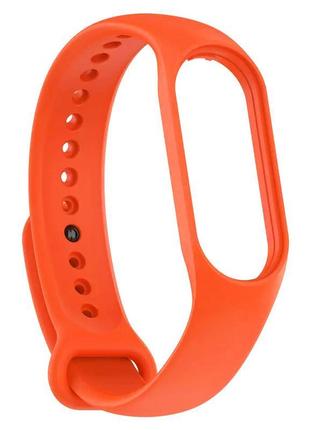 Ремінець silicone sport band xiaomi mi band 5/6/7 orange