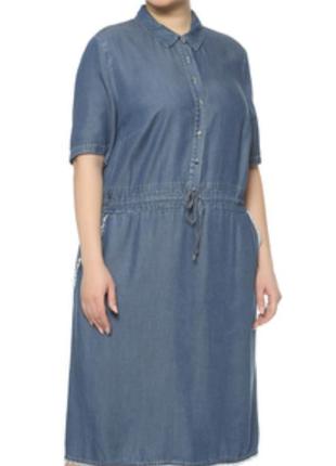 Джинсова сукня з ліоцелу р.421 фото