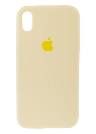 Чохол original full size для apple iphone xr cream yellow