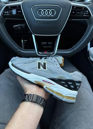 Мужские кроссовки new balance 1906d protection gray black gold